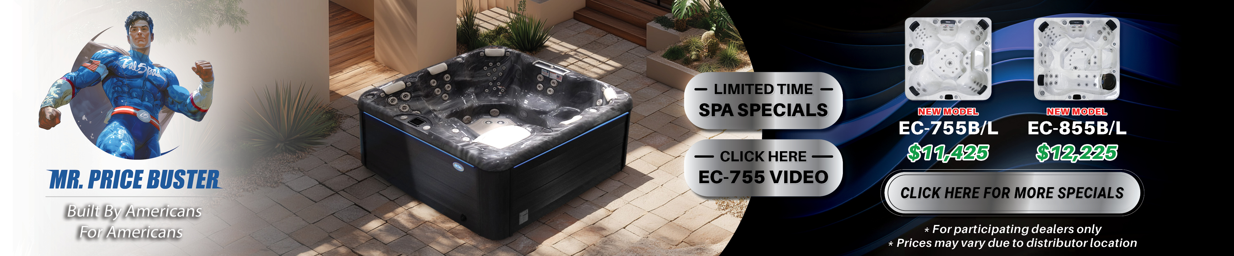 Calspas hot tub being used in a family setting - Hollywood